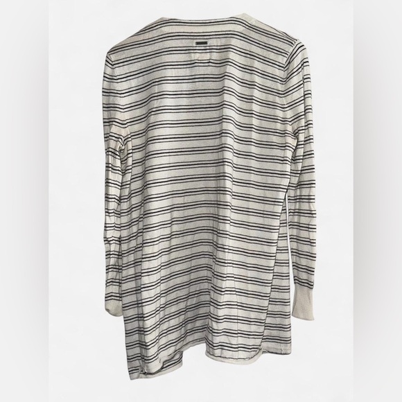 Billabong Black and White Striped Cardigan - Picture 2 of 4